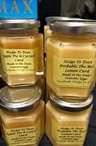 Image may contain: candles, text that says "M MAX Hedge Το Toast Apple Pie & Custard Curd Made in the Dales Contains eggs cebook: Hedge to Toas Hedge Το Toast Probable The Best Lemon Curd Made in the Dales Contains Eggs Facebook: Hedge to To Hedge & Το Custa Toast Apple Curd Dales Pie Made in the eggs acebook Contared Hedge to Hedge Το Toast Probable The Best Lemon Curd Meontansmales Contams acebook: Hedge"